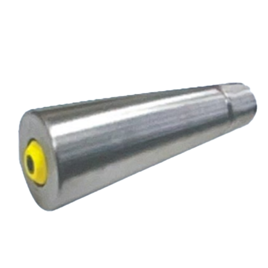 Conical groove roller